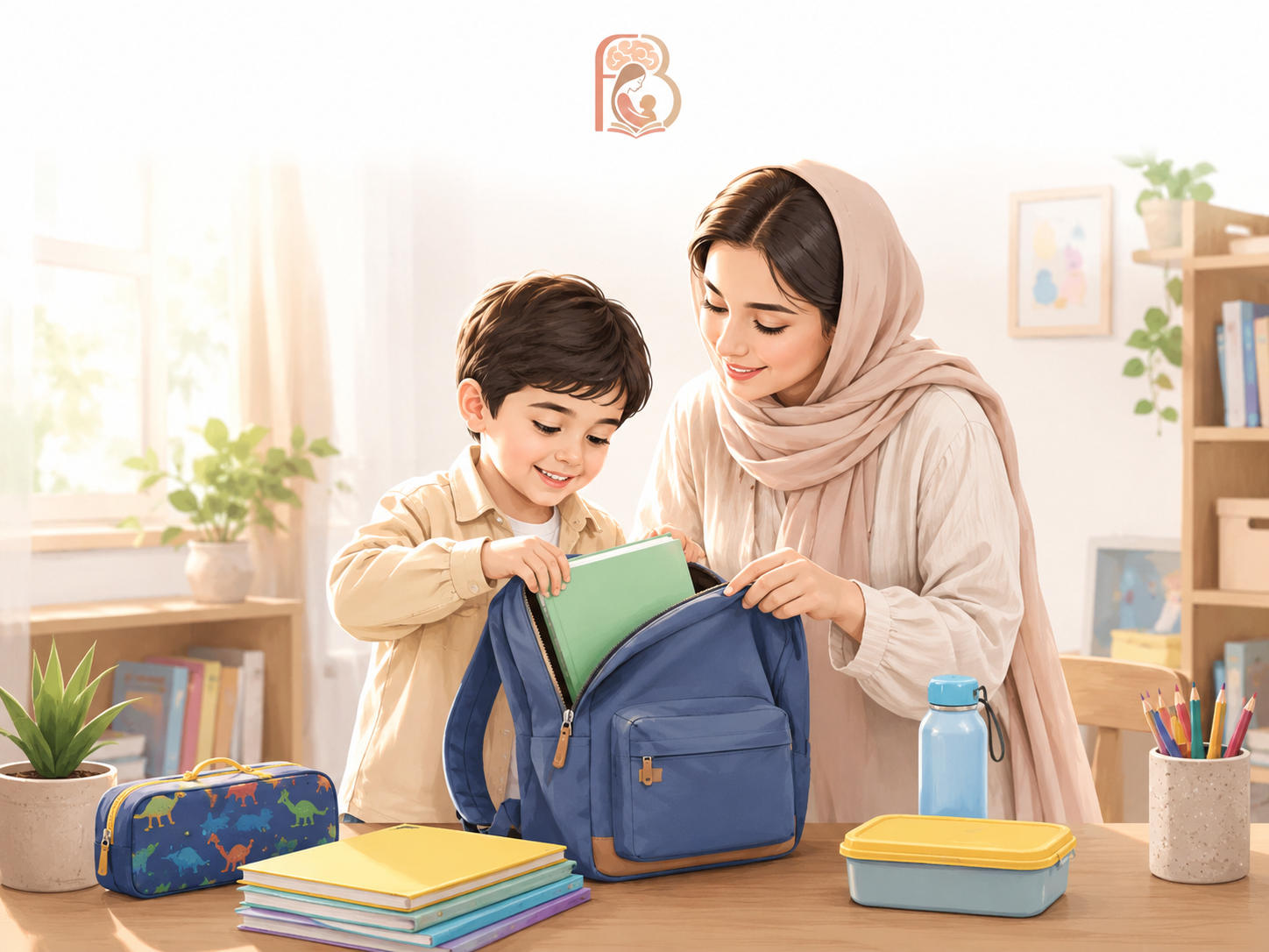 آماده کردن کودک و وسایل مدرسه برای اول مهر و روز اول کلاس اول