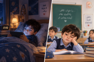 اهمیت تنظیم خواب کودکان کلاس اولی