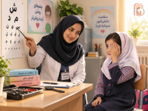 سنجش بینایی کودک کلاس اولی