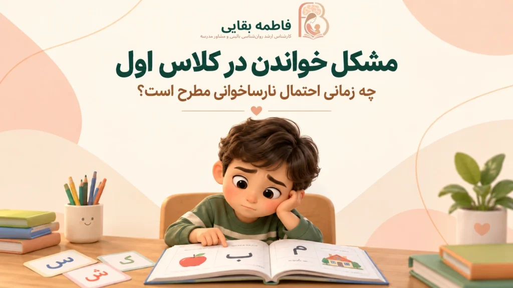 دانش‌آموز کلاس اول در حال تمرین خواندن و شناخت حروف فارسی؛ مقاله مشکل خواندن در کلاس اول - فاطمه بقایی مقدم